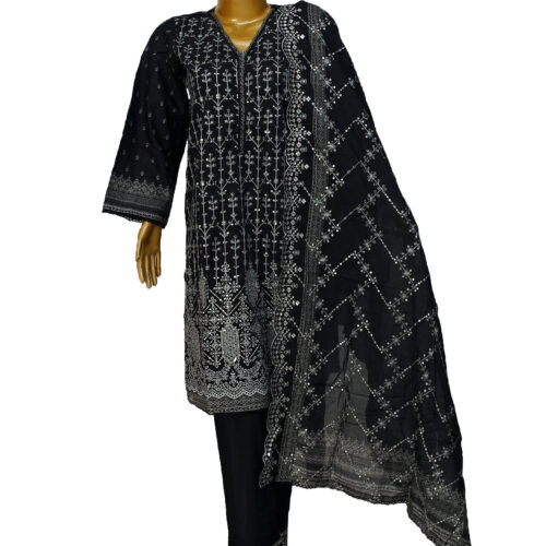 Bin Saeed Luxury Embroidered Suit