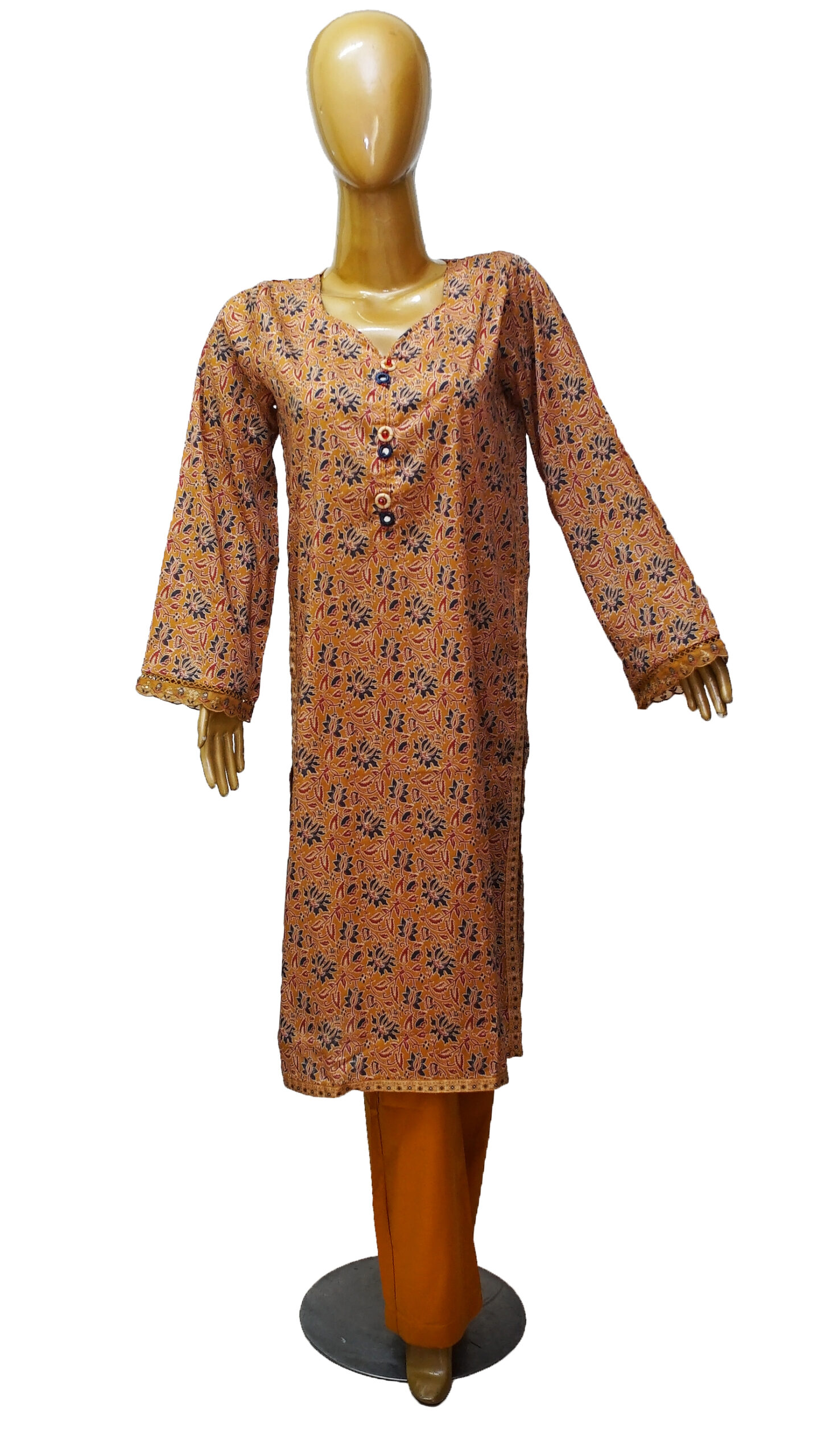 Bin Saeed 3PC Printed Lawn Suit - Image 2