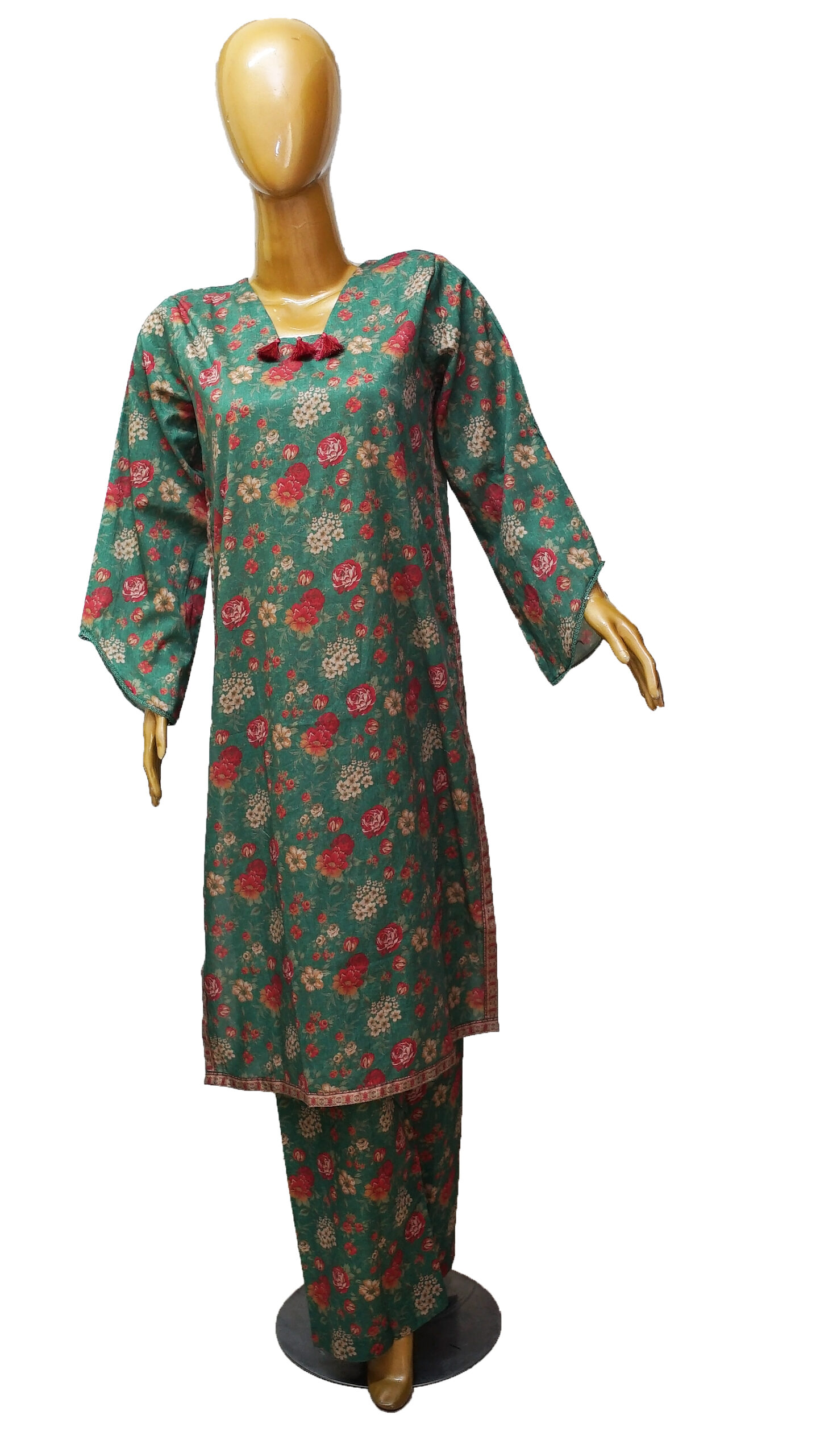 Bin Saeed 3PC Printed Lawn Suit - Image 3