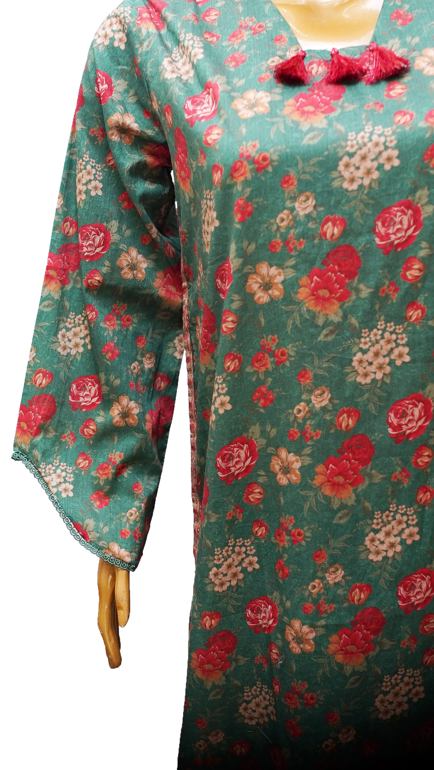 Bin Saeed 3PC Printed Lawn Suit - Image 2
